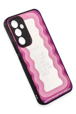 Newface Samsung Galaxy A34 5G Kılıf Mirror Desenli Kapak - Mirror - 11
