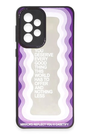 Newface Samsung Galaxy A73 5G Kılıf Mirror Desenli Kapak - Mirror - 5