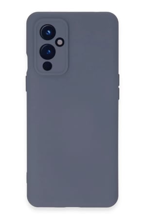 Newface One Plus 9 Kılıf Nano içi Kadife Silikon - Gri