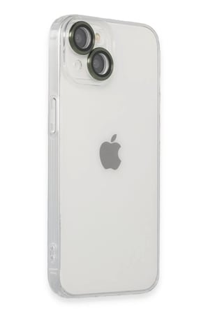 Newface Apple iPhone 14 Kılıf Luko Lens Silikon - Yeşil