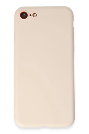 Newface Apple iPhone 7 Kılıf First Silikon - Krem