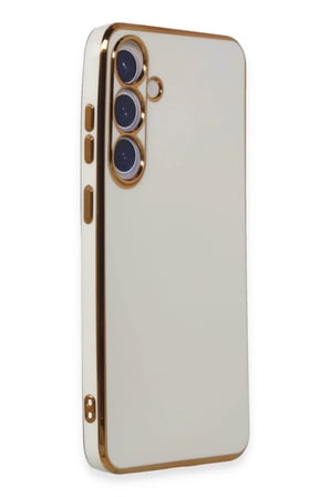 Newface Samsung Galaxy S24 Kılıf Volet Silikon - Beyaz