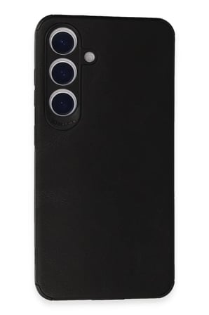 Newface Samsung Galaxy S24 Kılıf Loop Deri Silikon - Siyah