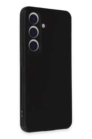 Newface Samsung Galaxy S24 Kılıf Loop Deri Silikon - Siyah