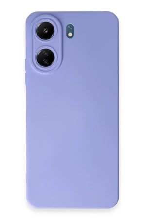 Newface Xiaomi Redmi 13C Kılıf Nano içi Kadife Silikon - Lila