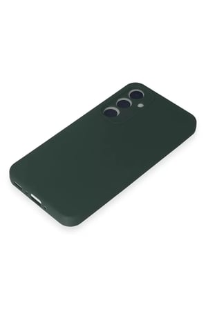 Newface Samsung Galaxy A35 5G Kılıf First Silikon - Koyu Yeşil