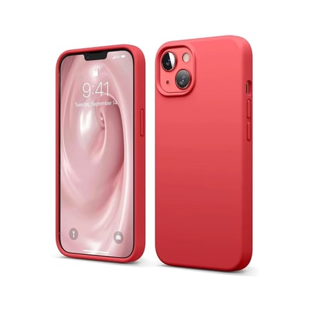 Newface Apple iPhone 14 Kılıf First Silikon - Kırmızı