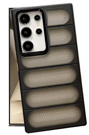 Newface Samsung Galaxy S24 Ultra Kılıf Airmax Silikon Kapak - Siyah
