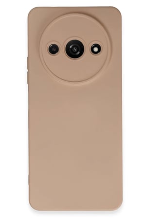 Newface Xiaomi Redmi A3 4G Kılıf Nano içi Kadife Silikon - Pudra