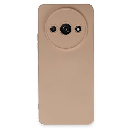 Newface Xiaomi Redmi A3 4G Kılıf Nano içi Kadife Silikon - Pudra