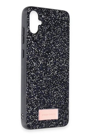Onegif Samsung Galaxy A05 Bright Simli Kapak - Siyah