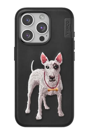 Venco Apple iPhone 15 Pro Perma Desenli Kapak - Siyah