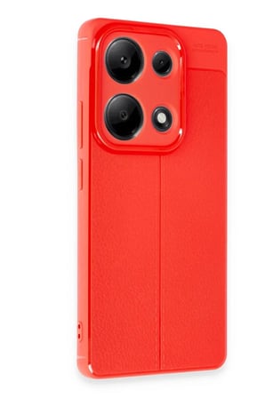 Newface Xiaomi Redmi Note 13 Pro 4G Kılıf Auto Focus Kapak - Kırmızı