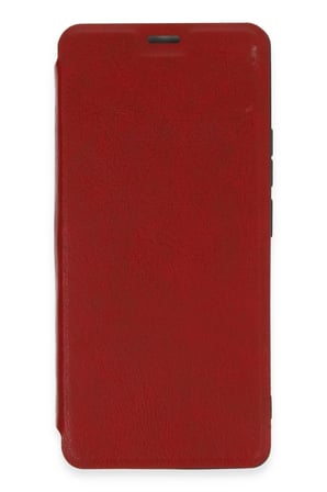 Newface Xiaomi Redmi Note 13 4G Kılıf Flip Cover - Kırmızı