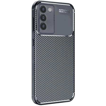 Newface Vivo V30 Lite 4G Kılıf Auto Focus Karbon Kapak - Siyah