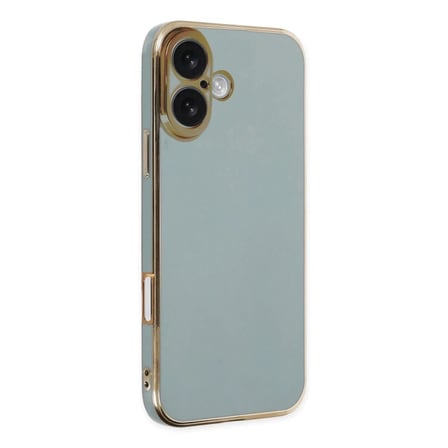 Newface Apple iPhone 16 Kılıf Volet Silikon - Açık Yeşil