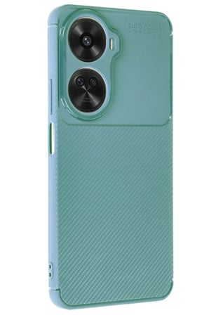 Newface Huawei Nova 12 SE Kılıf Auto Focus Karbon Kapak - Koyu Yeşil