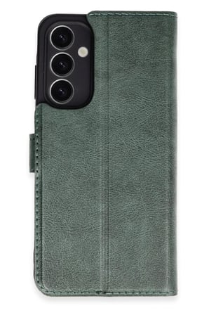 Newface Samsung Galaxy A25 5G Kılıf Trend S Plus Kapaklı Kılıf - Yeşil
