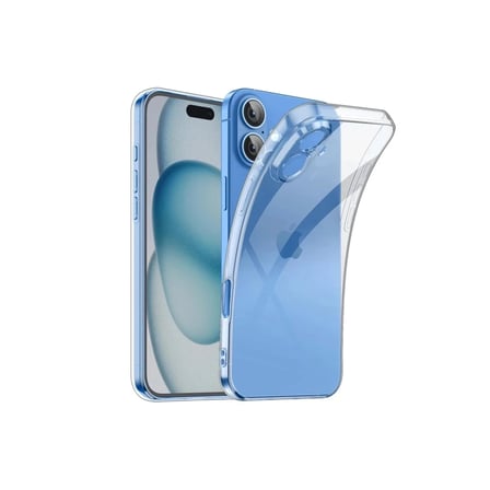 Newface Apple iPhone 16 Plus Kılıf Lüx Şeffaf Silikon