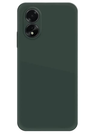 Newface Oppo A38 Kılıf First Silikon - Koyu Yeşil