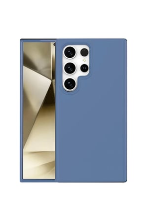 Newface Samsung Galaxy S24 Ultra Kılıf First Silikon - Mavi
