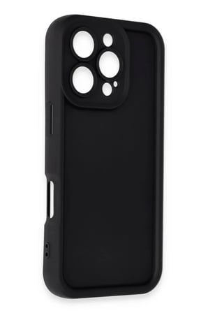 Newface Apple iPhone 16 Pro Max Kılıf Viera Silikon - Siyah