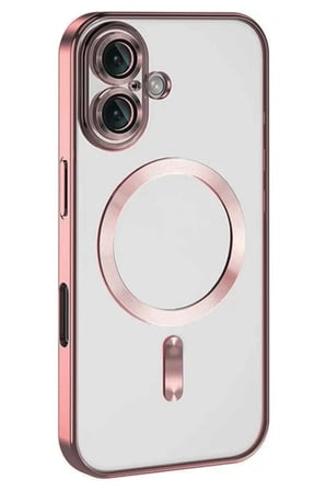 Newface Apple iPhone 16 Plus Kılıf Kross Magneticsafe Kapak - Pembe
