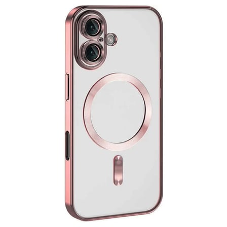Newface Apple iPhone 16 Plus Kılıf Kross Magneticsafe Kapak - Pembe