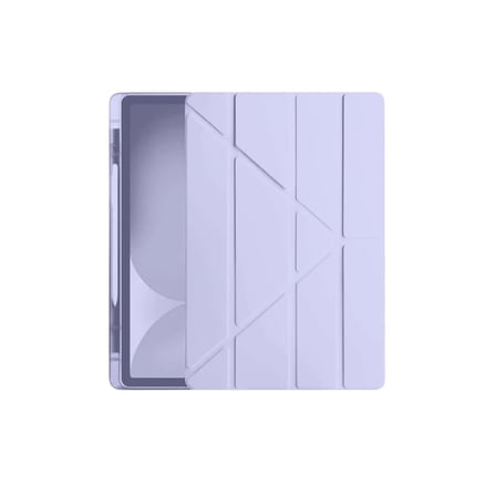 Newface Apple iPad Pro 11 (2024) Kılıf Kalemlikli Hugo Tablet Kılıfı - Lila