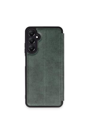 Newface Samsung Galaxy S24 FE Kılıf Flip Cover - Koyu Yeşil