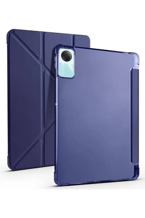 Newface Xiaomi Redmi Pad SE 4G Kılıf Kalemlikli Mars Tablet Kılıfı - Lacivert