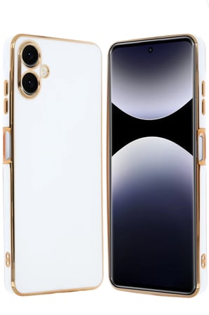 Newface Samsung Galaxy A06 Kılıf Volet Silikon - Beyaz