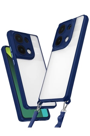Newface Xiaomi Redmi Note 13 Pro 4G Kılıf Penta Silikon Kılıf - Lacivert