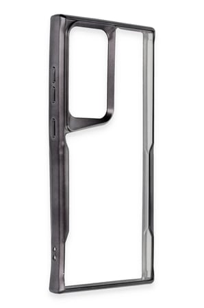 Newface Samsung Galaxy S25 Ultra Kılıf Boyi Silikon Kapak - Siyah