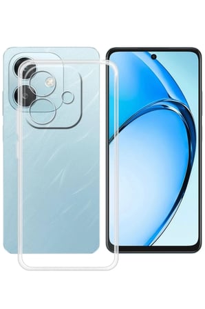 Newface Oppo A3 Kılıf Lüx Şeffaf Silikon