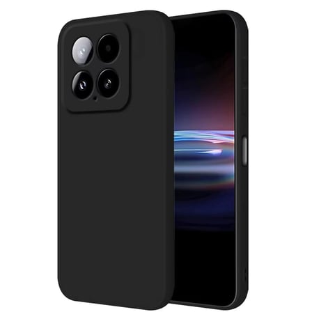 Newface Xiaomi Mi 14T Pro Kılıf Nano içi Kadife Silikon - Siyah
