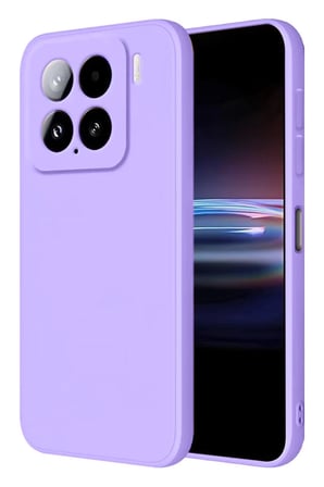 Newface Xiaomi Mi 15 Kılıf Nano içi Kadife Silikon - Lila