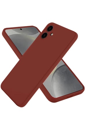 Newface Samsung Galaxy A06 Kılıf First Silikon - Bordo