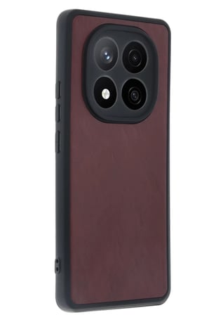 Newface Xiaomi Redmi Note 14 Pro 5G Kılıf Aras Deri Kapak - Bordo