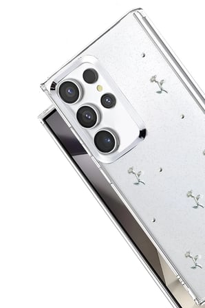 Newface Samsung Galaxy S24 Ultra Fiyonk Desenli Kapak - Desen 4