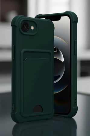 Newface Apple iPhone 16E Kelvin Kartvizitli Silikon - Bordo