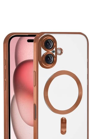 Newface Apple iPhone 17 Kross Magneticsafe Kapak - Turuncu