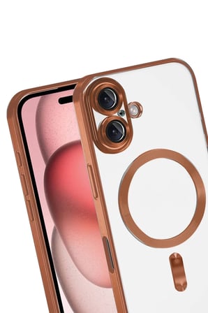 Newface Apple iPhone 17 Kross Magneticsafe Kapak - Turuncu