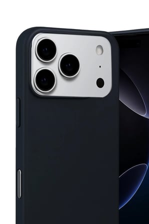 Newface Apple iPhone 17 Pro Max Nano içi Kadife Silikon - Siyah