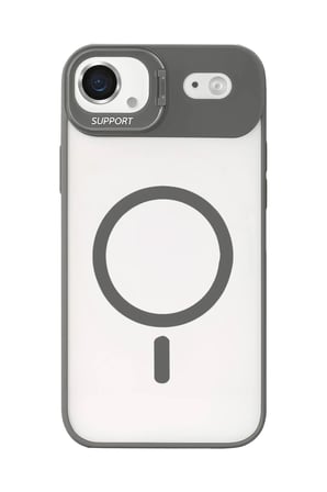 Joko Apple iPhone 17 Air Remim Lensli Magsafe Standlı Kapak - Titan Gri