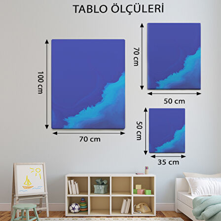 Soyut Temalı, Mavinin Tonu Tablo-TBL118