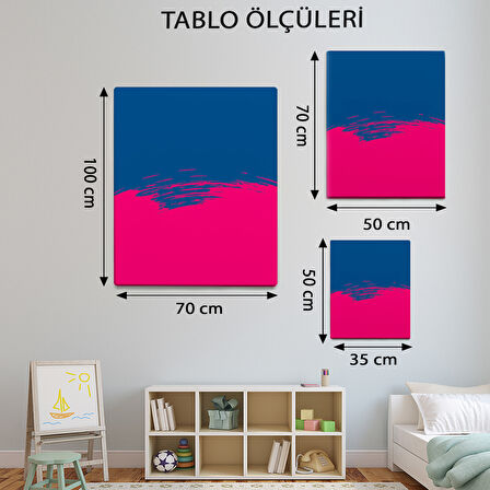 Minimalist Temalı, Pembe Mor Tablo-TBL128