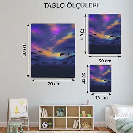 Soyut Temalı, Yerden Gök Tablo-TBL171