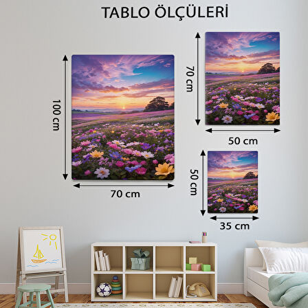 Çiçek Temalı, Çiçek Tarlası Tablosu-TBL1