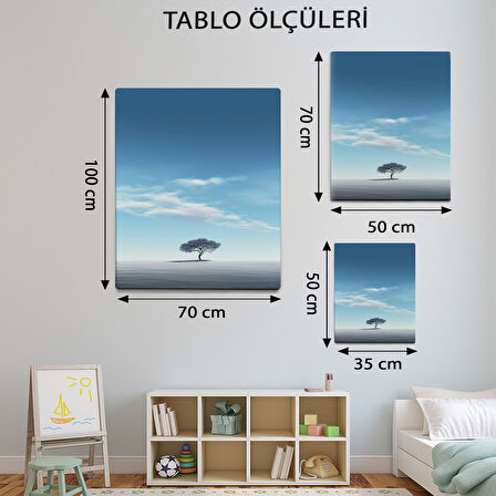 Ağaç Temalı, Yalnız Ağaç Tablo-TBL203